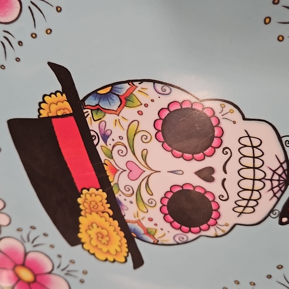 Sugar Skull Melamine Plates - Picture 5 of 8